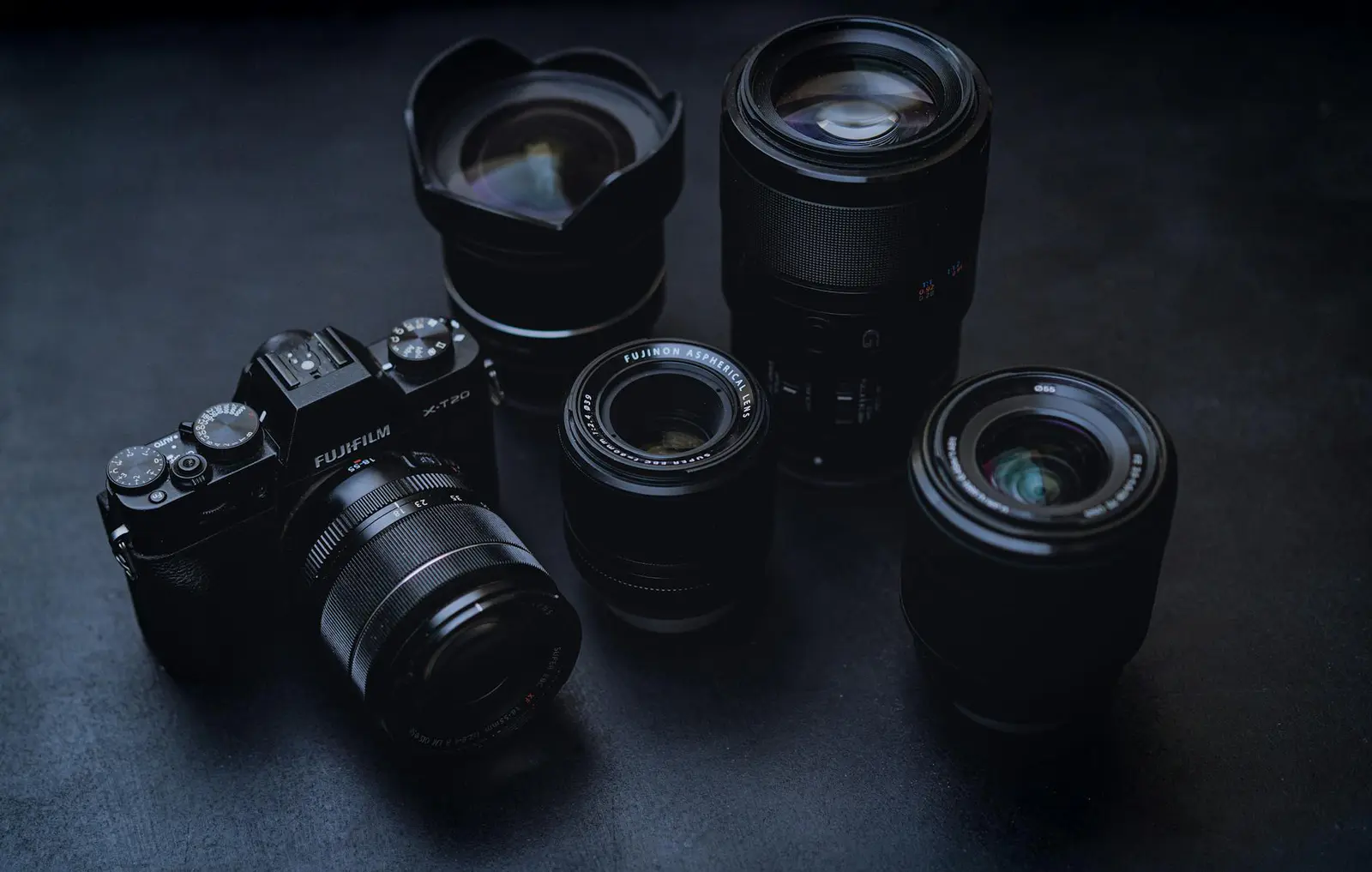 Professional camera lenses